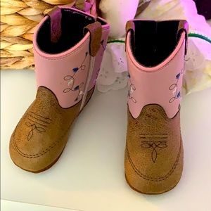 SOLD West Baby Girl Cowgirl Boots Poppets size 2